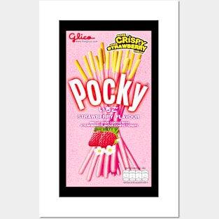 Strawberry Pocky Posters and Art